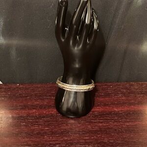 Brighton Retired Silver Cuff Bracelet - “Attitude of Gratitude”